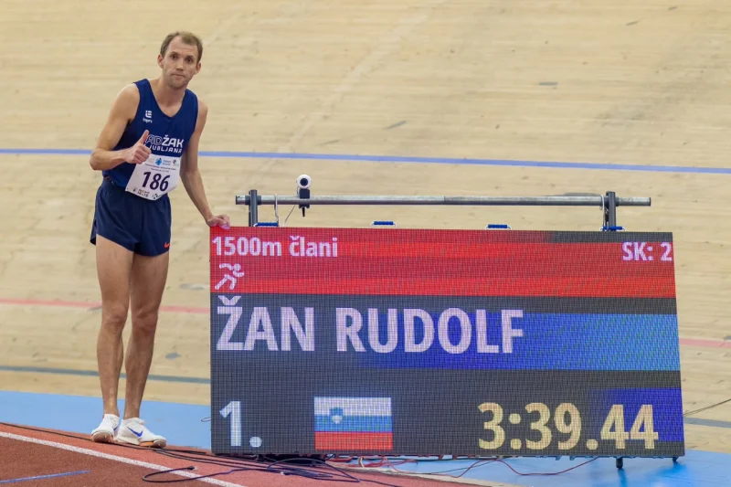 Rudolf državni rekord - Atletsko društvo ŽAK Ljubljana
