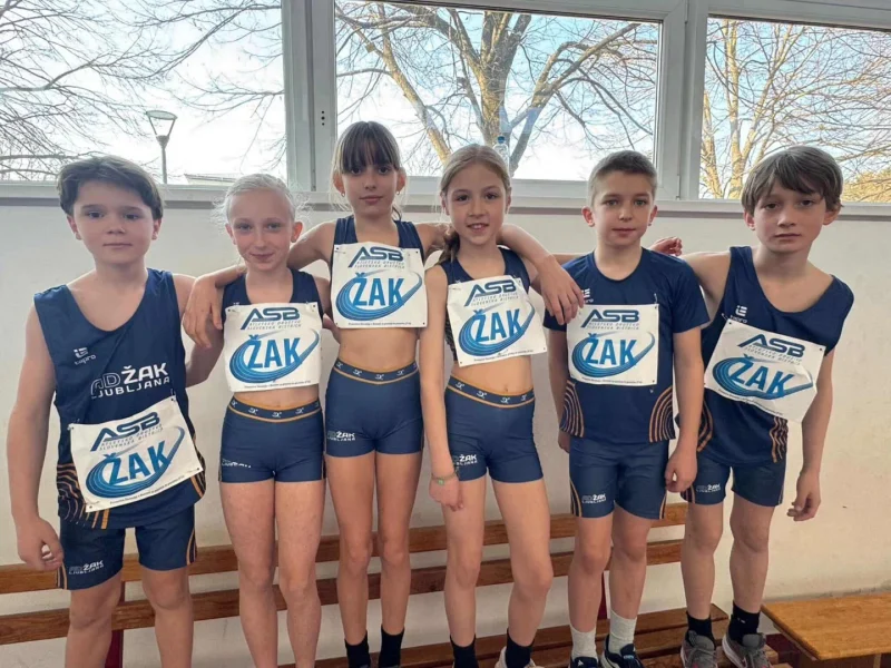 Prvenstvo Slovenije v dvorani za pionirje - Atletsko društvo ŽAK Ljubljana