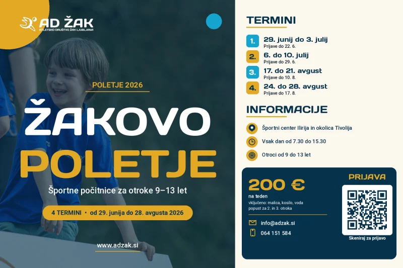 Žakovo Poletje - Atletsko društvo ŽAK Ljubljana